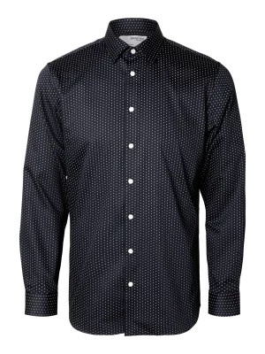 Selected Miesten Kauluspaita, SLIM PERFORMANCE SHIRT Tummansininen