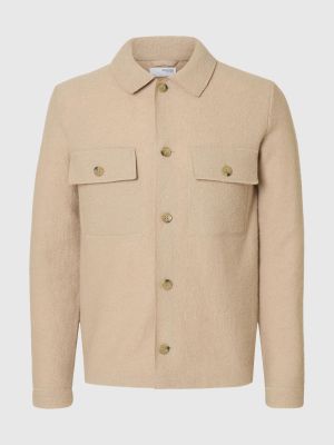 Selected miesten paita, SLHNEALY LS KNIT WORKWEAR CARDIGAN Pure Cashmere