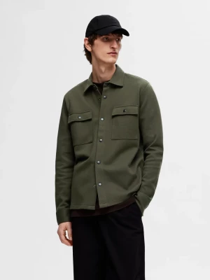 Selected Miesten Paitatakki Jackie Sweat Jacket Forest Night