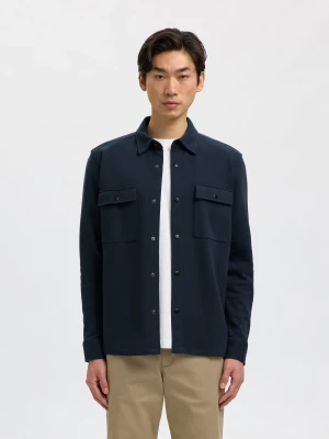 Selected Miesten Paitatakki Jackie Sweat Jacket Navy Blazer