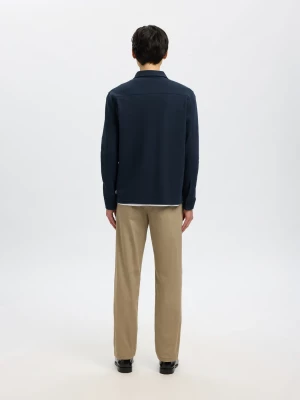 Selected Miesten Paitatakki Jackie Sweat Jacket Navy Blazer