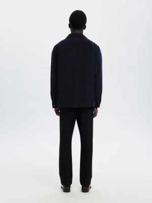 Selected miesten paitatakki, SLHREGTATE CORD OVERSHIRT Sky Captain