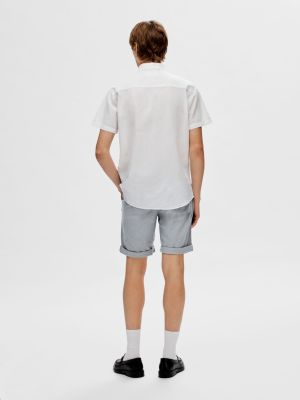 Selected Miesten Shortsit, SLIM LUTON FLEX SHORTS Sininen Kuosi