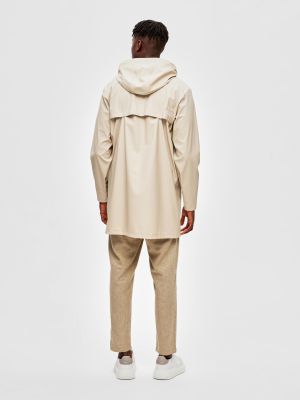 Selected sadetakki, MAGNUS RAIN JKT Beige