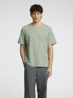 Selected t-paita, JOSEPH PIQUE SS O-NECK Vihreä