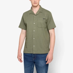 Signal miesten kauluspaita, WILLY SI SHIRT Raidallinen Vihreä