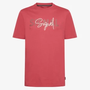 Signal miesten t-paita, OWEN PRINT TEE Punainen