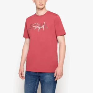 Signal miesten t-paita, OWEN PRINT TEE Punainen
