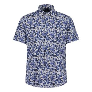 Sinnuu Miesten Kauluspaita, Performance Shirt SS California Sininen Kuosi