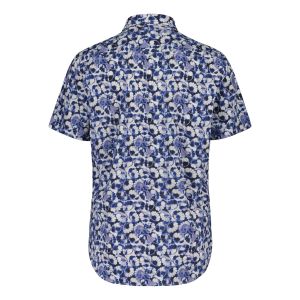 Sinnuu Miesten Kauluspaita, Performance Shirt SS California Sininen Kuosi