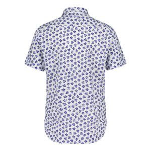 Sinnuu Miesten Kauluspaita, Performance Shirt SS Mon 09 01 Sininen Kuosi