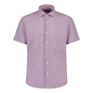 Sinnuu Miesten Kauluspaita, Performance Shirt SS TRA08-03 Kuosi, Punainen