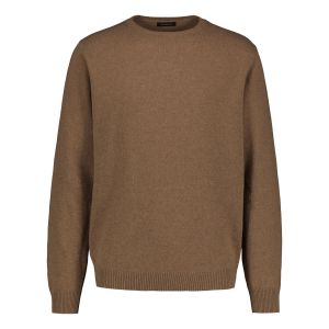 Sinnuu Miesten Neule CREW FINE MERINO WOOL MADE IN ITALY Beige