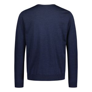 Sinnuu Miesten Neule MERINO CREW, MADE IN ITALY Indigo