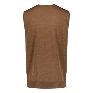 Sinnuu Miesten Neuleliivi Merino Vest V-Neck Beige