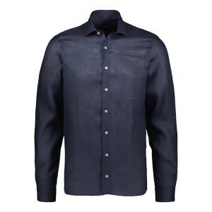Sinnuu Miesten Pellavapaita Sinnuu 100% Linen Shirt Tummansininen
