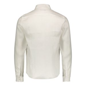 Sinnuu Miesten Pellavapaita Sinnuu 100% Linen Shirt Valkoinen