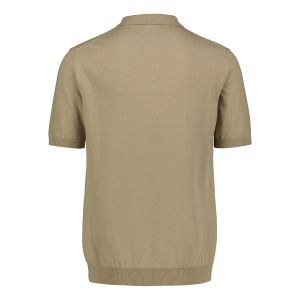 Sinnuu miesten pikeepaita, KNITTED POLO MADE IN ITALY Beige