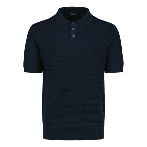 Sinnuu miesten pikeepaita, KNITTED POLO MADE IN ITALY Tummansininen