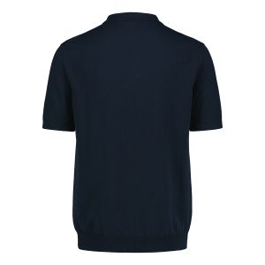 Sinnuu miesten pikeepaita, KNITTED POLO MADE IN ITALY Tummansininen