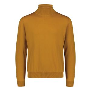 Sinnuu Miesten Pooloneule Merino Roll Neck Keltainen