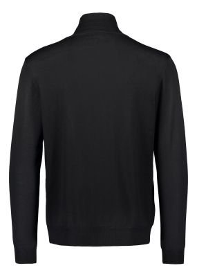 Sinnuu Miesten Pooloneule Merino Roll Neck Musta