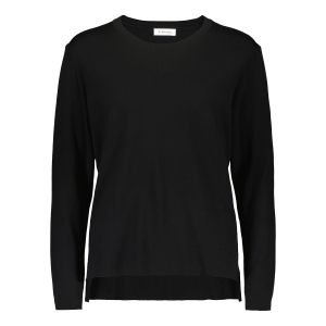 Sinnuu Naisten Neule, Sinnuu W Round Neck 100% Merino E.Fine Musta