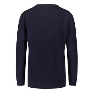 Sinnuu Naisten Neule, Sinnuu W Round Neck 100% Merino E.Fine Tummansininen