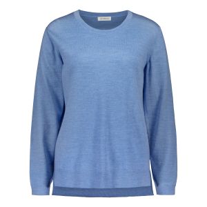 Sinnuu Naisten Neule, Sinnuu W Round Neck 100% Merino E.Fine Vaaleansininen