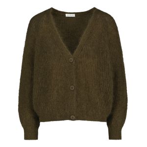 Sinnuu naisten neuletakki, SINNUU CANDY MOHAIR NEULETAKKI Tummanruskea
