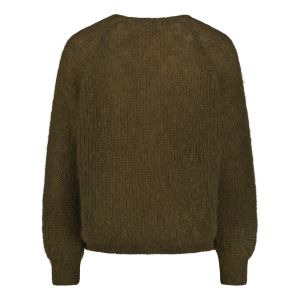 Sinnuu naisten neuletakki, SINNUU CANDY MOHAIR NEULETAKKI Tummanruskea