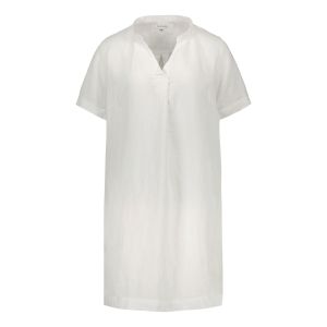 Sinnuu Naisten Pellavamekko linen dress ss Valkoinen