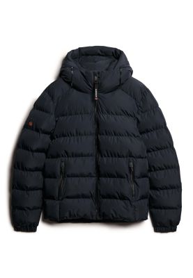Superdry Miesten Talvitakki, Hooded Sports Puffer Jacket Tummansininen