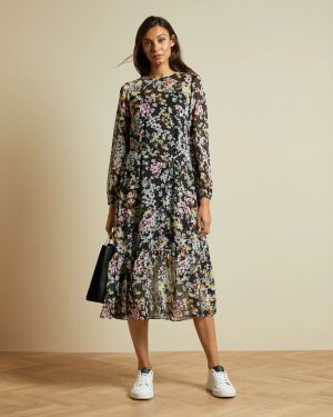 Ted Baker Mekko, Rishika Dress (2nd hand) Musta Kuosi