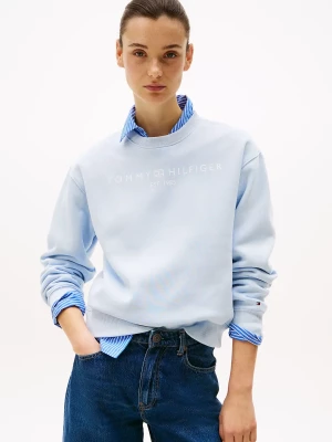Tommy Hilfiger college, MDRN REG CORP LOGO SWEATER Vaaleansininen