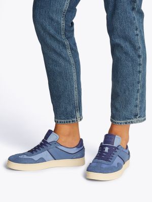 Tommy Hilfiger meisten tennarit, TH HI VULC LOW CORE CHAMPRAY Sininen Kuosi