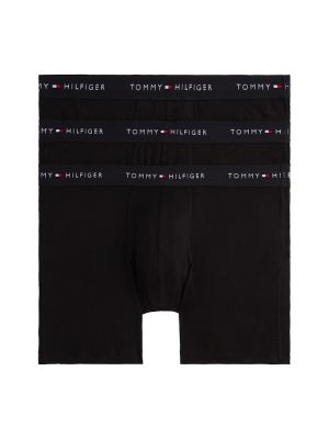 Tommy Hilfiger Miesten Bokserit, 3P Boxer Brief Musta