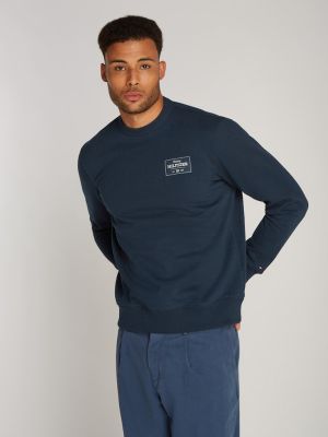 Tommy Hilfiger miesten collegepusero, MONOTYPE LABEL SWEATSHIRT Tummansininen