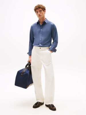 Tommy Hilfiger miesten kauluspaita, PERFORMANCE CHECK RF SHIRT Sininen Kuosi