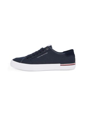 Tommy Hilfiger miesten kengät, CORE CORPORATE VULC CANVAS Tummansininen
