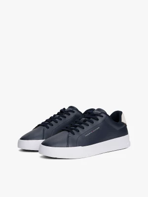 Tommy Hilfiger miesten kengät, TH COURT LEATHER DETAIL ESS Tummansininen