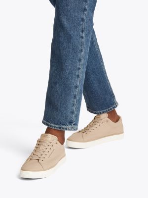 Tommy Hilfiger miesten kengät, TH HI VULC LOW CORE CANVAS Beige