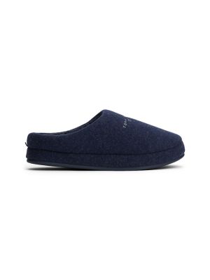 Tommy Hilfiger miesten kylpytossut, HILFIGER FELT HOUSE SHOE Tummansininen