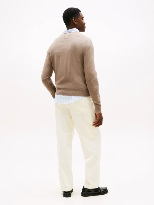 Tommy Hilfiger miesten neule, PIMA ORG CTN CASHMERE CREW NECK Beige