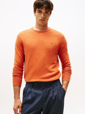 Tommy Hilfiger miesten neule, PIMA ORG CTN CASHMERE CREW NECK Oranssi