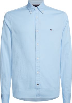 Tommy Hilfiger Miesten Paita CORE FLEX DOBBY SHIRT NOS Keskisininen