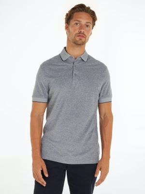 Tommy Hilfiger Miesten Pikeepaita, DC OXFORD MODAL REGULAR POLO Sininen Kuosi