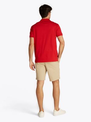 Tommy Hilfiger miesten pikeepaita, LIQUID COTTO REG SEASONAL POLO Punainen