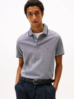 Tommy Hilfiger miesten pikeepaita, OXFORD TWO TONE TIPPED REG POLO Tummansininen