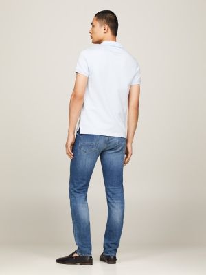 Tommy Hilfiger Miesten Pikeepaita, PRETWIS MOULINE SLIM Vaaleansininen